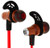 Symphonized NRG Bluetooth Wireless Wood In-ear Noise-isolating Headphones | Earbuds | Earphones with Mic & Volume Control (Red)