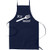 For Fork's Sake Pun Funny Parody Cooking Baking Kitchen Apron - Navy Blue