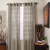 Bedford Home Maggie Grommet Single Curtain Panel 108-Inch Taupe