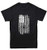 Haase Unlimited White American Flag - Distressed Youth T-Shirt -Black Large-