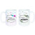 Carson Grandma and Grandpa Mug Set Of 2 Pc