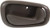 Interior Door Handle compatible with COROLLA/PRIZM 98-02 Rear OR Front RH Inside Brown Manual Lock