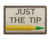 Morale Tags Just The Tip M855 Penetrator Funny Hook and Loop Fully Embroidered Patch -Subdued-