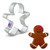 Ann Clark Cookie Cutters Happy Gingerbread Man Cookie Cutter 4 inch