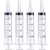 Frienda 4 Pack Large Plastic Syringe for Scientific Labs and Dispensing Multiple Uses Measuring Syringe Tools -20 ml-