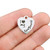 Greyhound Stainless Steel Charm - I Heart My Greyhound - Exclusive Line - Quantity Options - BFS632