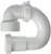Plumb Craft Waxman 7670200N Plastic Repair P-Trap White
