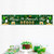 MIAHART Happy St. Patricks Day Banner Irish Lucky Shamrock Banner Green Clover Table Runner for St. Patrick Day Decorations 70.8 x 15.7 Inch