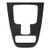 Qiilu Car Gear Shift Panel Trim Carbon Fiber Style Gear Shift Panel Trim Cover Fit for Benz GLE GLS Class W167 X167 2020
