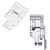 1/4 Quilting Patchwork Sewing Machine Presser Foot with Edge Guide 1/4 Inch Clear View Quilting Presser Foot Fit for Singer Brother Babylock Janome Simplicity Low Shank Sewing Machine?2pcs?