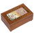 Cottage Garden Mom Woodgrain Petite Rose Music Box/Jewelry Box Plays Wind Beneath My Wings