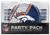 Duck House NFL Denver Broncos Disposable Party Pack (Plates, Cups, Forks, Napkins)