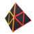 SUN-WAY 2x2 Pyramid Cube 2x2 Carbon Fiber Sticker Pyraminx Speed Cube 2x2 Triangle Cube Twisty Puzzle Toy for Kids Intelligence Development