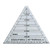 Bigsweety Geometric Shaped Acrylic Quilting Ruler Handmade Sewing Craft Tools Patchwork Ruler -Triangle-