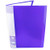 Elba Snap A4 Polypropylene Display Book Folder - 20 Pocket - Purple Cover - Single