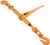 Indusco 16100001 Drop Forged Alloy Steel Ratchet Type Load Binder, 2200 lbs Working Load Limit, 1/4" Trade