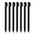 Assecure 7 x value black plastic stylus slot In touch pen for Nintendo DS Lit.