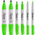 Sharpie Permanent Markers 6 Pack Assorted Sizes Ultra Fine Tip Fine Tip and Chisel Tip Permanent Markers -Lime Green-