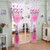 YHCWJZP Blackout Curtains and Drapes Romantic Tulip Print Voile Sheer Curtain Drape Divider Valance for Door Window