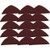Utoolmart Detail Sander Sandpaper Triangular Sanding Paper Hook and Loop Sanding Pads Triangle Oscillating Multi Tool 150 Grits 15pcs