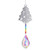Tfff New Butterfly Pattern Home Garden Decor Window Curtains Decor Rainbow Chaser Crystal Pendants Chandelier Wind Chimes Crystal Prisms Hanging-3-