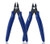 PCtech 2PC Pliers Electrical Wire Cable Cutters Cutting Side Snips Flush Cutting Pliers Diagonal Cutting Pliers Tool