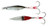 Savage Gear 5/0 Deep Drop Erratic Fall Jig Hook Dirty Silver/Lumo 3.75 inch