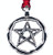 Trilogy Jewelry Pewter Classic Circle Pentagram Christmas Ornament