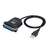 SinLoon USB to Parallel IEEE 1284 CN36 Printer Adapter Cable Paralllel Printer Cablefor Printer -2.8FT-