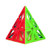 Speed Cube Puzzle Ahyuan Speed Cube 3x3x3 Pyramid Triangle Cube Sturdy and Smooth Vivid Color Speed Cube Collection Puzzle Toy for Child and Adults