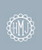 Custom Initial Monogram Vinyl Decal Bumper Sticker for Tumblers Laptops Car Windows - Flower Simple Letter Design