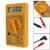 Hacloser DT-830B Multimeter LCD Auto Range Digital Voltmeter Ohmmeter Volt Tester -Yellow-