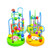 Pixnor Mini Rollercoaster Bead Maze Wooden Mini Circle Bead Maze Bead Puzzle