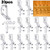 Hidden Valance Clips Clear Plastic Valance Clips for Horizontal Blind Valance -20 2.1 Inch-
