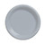 Creative Converting Touch of Color 20 Count Plastic Dinner Plates Shimmering Silver