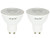 2-Bulbs Anyray GU10 LED Light Bulbs 5 Watt -50W Equivalent- 45 Beam 120 Volts Dimmable Recessed Lighting LED Spotlight Bulbs -Green-