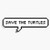 Leyland Designs Save The Turtles Sticker Outdoor Rated Vinyl Sticker Decal for Windows Bumpers Laptops or Crafts 5 inch
