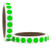 1/2 inch Neon Green Round Color Coding Circle Dot Labels on a Roll Semi-Gloss 2000 Stickers 1000 Stickers per Roll.5 inch Diameter.