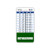 Ultrasound Badge Buddy Vertical w/Height  and  Weight Conversion Charts -Standard Hunter Green-