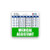 Medical Assistant Badge Buddy Horizontal w/Height  and  Weight Conversion Charts -Standard Green-