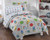 dream FACTORY Space Rocket Ultra Soft Microfiber Comforter Set, Multi-Colored, Twin