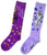 Disney Girls Frozen 2 Pack Knee High Casual Sock Purple Multi-frozen 2 Fits Sock Size 6-8.5 Fits Shoe Size 7.5-3.5 US