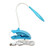 Yunhany Direct LED Flexible Splint Type USB Reading Light Clip-on Beside Bed Table Desk Lamp -Color  Blue-