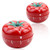 MotBach 2 Pack Kitchen Timer Baking Alarm Clock Tomato Reminder Small Tomato Mechanical Countdown Timer 360 Degree Rotating Craft Mechanical Wind Up 60 Minutes Timer