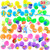 50 Toys Filled Easter Eggs, Including 48 2.5 Bright Colorful and 2 Gold Prefilled Plastic Easter Eggs with 25 Kinds of Popular Toys