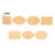 Kraft Sticker Paper Label Brown Kraft Sticker Label Tag Permanent Adhesive Gift Sticker Name Tags Kraft Paper Labels StickersThanksgiving Stickers Blank Brown Paper Kraft Labels in -Kraft Paper-