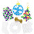 Baker Ross AX570 Christmas Crystal Mosaic Decorations - Pack of 10 Acrylic Festive Suncatchers for Creative Art and Craft Activities to Make and Decorate.