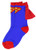 DC Comics Superman Blue Red Youth Boys Caped Crew Socks -4-6-