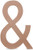 Darice Paper Mache Symbol - Ampersand - 23.5 inches