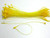 100 Pieces Many Colors and Sizes Snap Lock Pin Security Loop Plastic Tag Fastener -5 inch-Yellow-